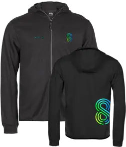8elf Athletic Hooded Full Zip Sweat V2