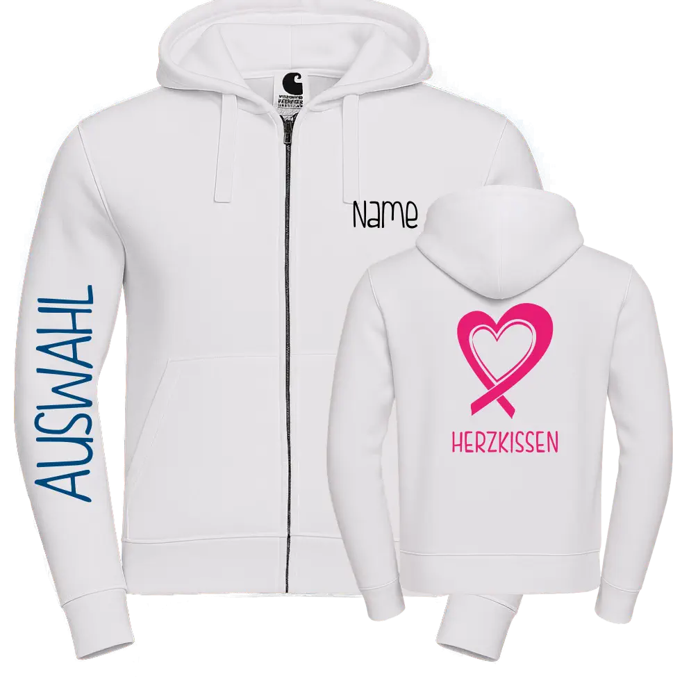 Herzkissen Jacke mit Kapuze
