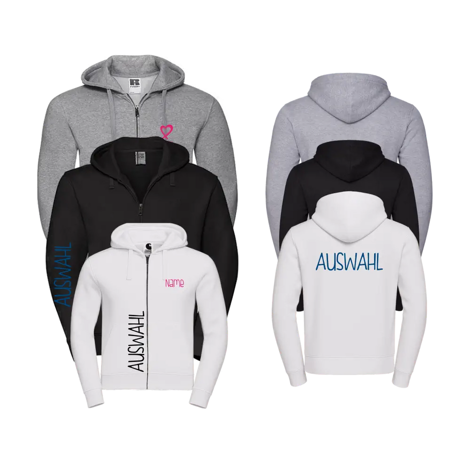 Herzkissen Jacke mit Kapuze