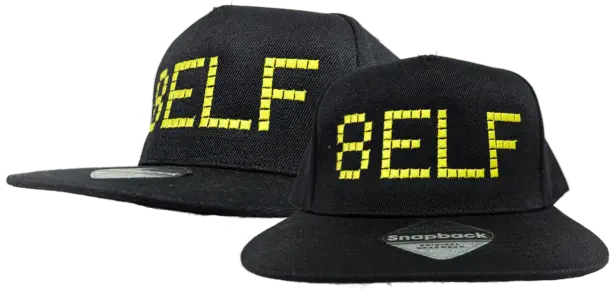 8elf Original Flat Peak Snapback Cap