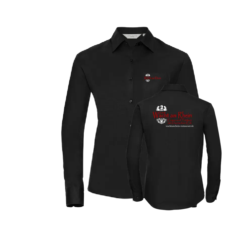Wacht am Rhein Ladies´ Long Sleeve Classic Pure Cotton Poplin Shirt
