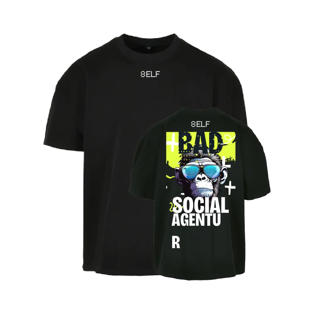 8elf Ultra Heavy Cotton Box Tee Bad Social Affe