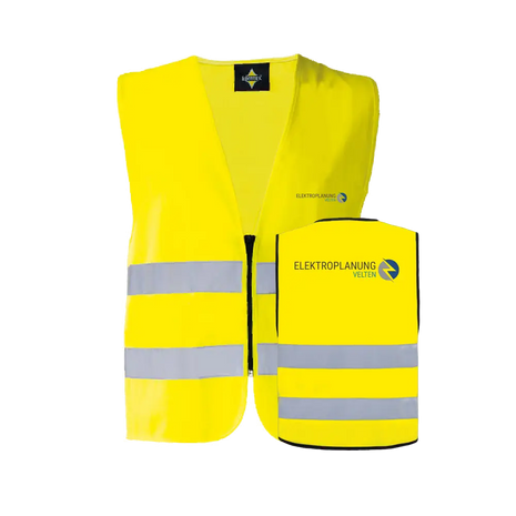 Elektroplanung Velten Hi-Vis Safety Vest Cologne With Front Zipper